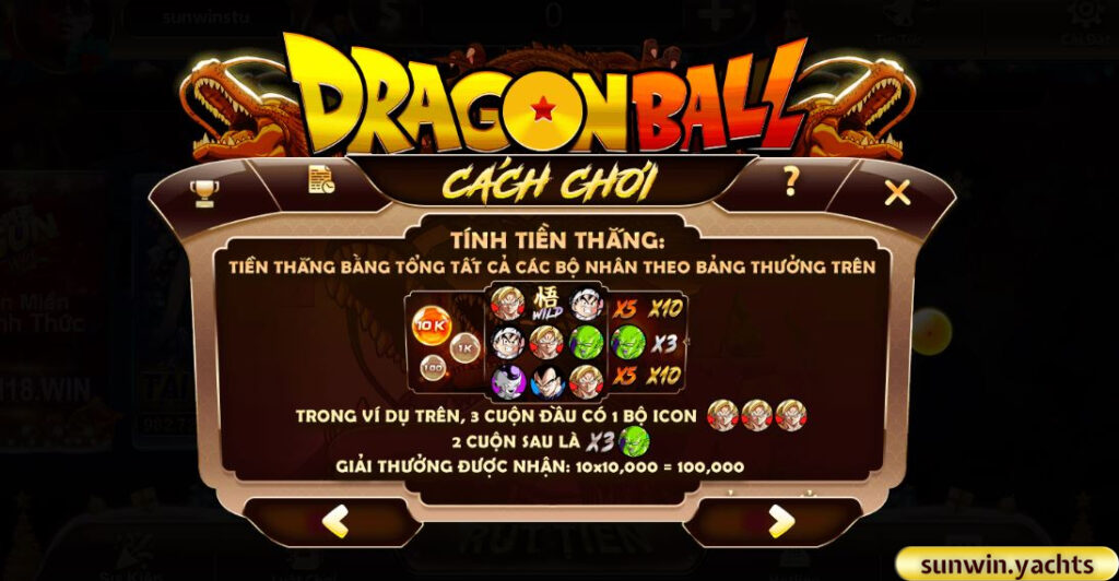 Cách chơi Dragon Ball tại SunWin rất đơn giản